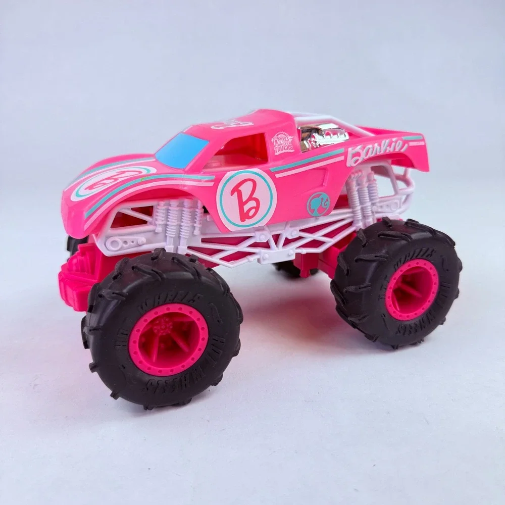 Hot Wheels RC Monster‎ Truck Barbie Pink 1:24 Scale HGV84R Remote Control Toy